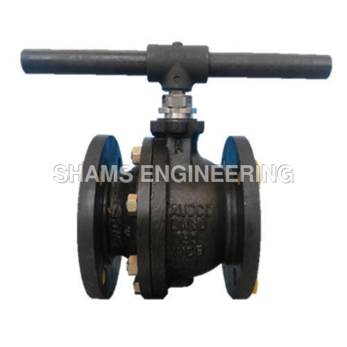 Audco Two Piece Flanged Ball Valve - Stainless Steel, Medium Pressure | Black, Designed for Oil, Water, and Acid Industries