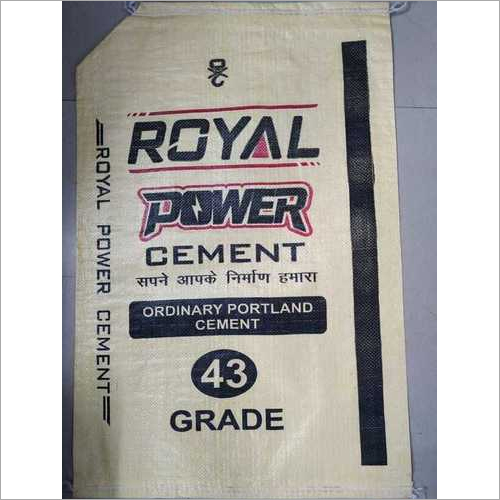 PP Woven Cement Packaging Bag By DURATUFF POLYPACKS PVT LTD.
