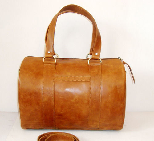 Leather Top Handle Bag