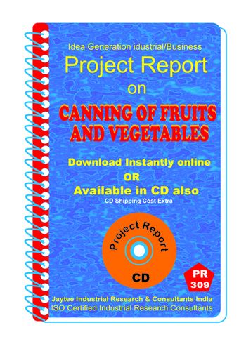 Canning Of Fruits and Vegetables manufacturing eBook