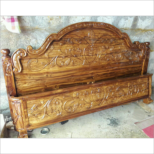 Teak Wooden Bed Head