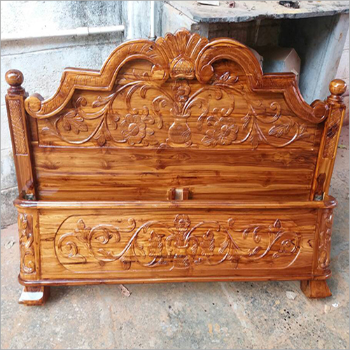 Teak Wooden Bed Head