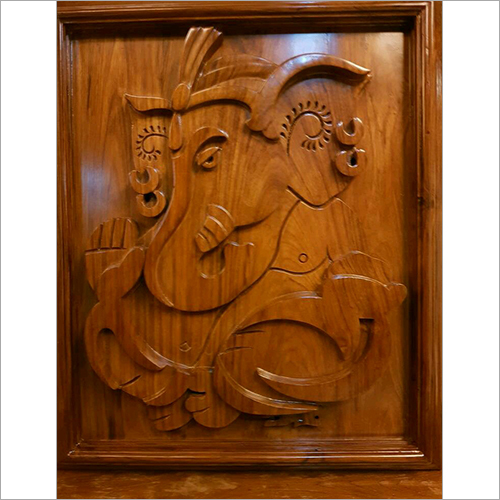 Teak Wooden Ganesha