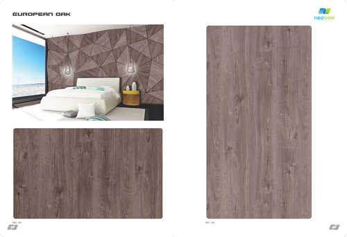 Textured Laminate Sheet - .8 mm, .9 mm, 1 mm | Decorative Paper, Matte Finish, Brown Color, Moisture-Resistant, Rectangular Design