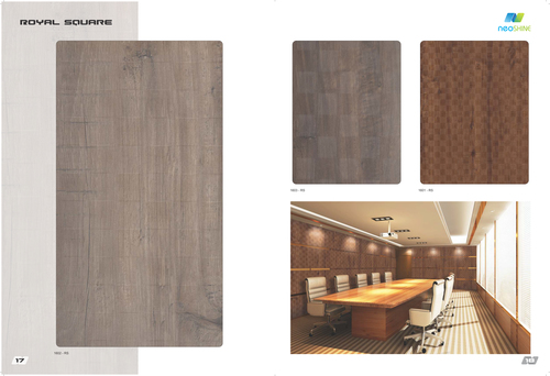 Hardwood Laminated Sheet - 8x4 Sq/Ft, Matte Brown Finish | Moisture-Resistant, Decorative Paper Material, Glossy and Textured Options