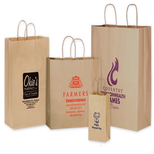 Paper Hand Bags - Eco-Friendly Brown Jute, 35x30x10 cm | Modern Design, Short Handles, Zipper Closure