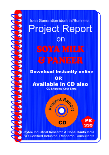 Dairy Industry Project Reports