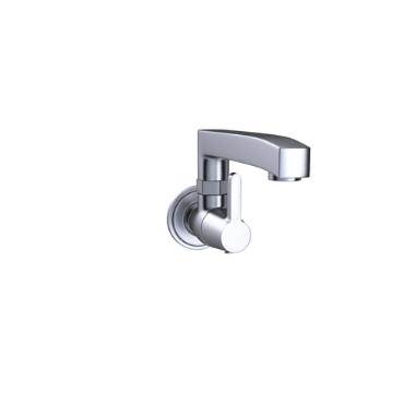 Sink Cock With Swivel Casted Spout (Wall Mounted) Installation Type: Wall Mounted