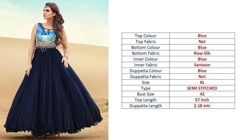 Fancy Ladies Black Gown