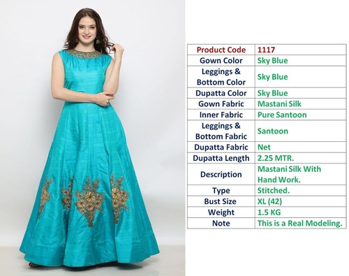 Black Red Texture Gown - Pure Santoon Fabric, XL, 2.25 MTR Length | Masoon Silk Dupatta, Handcrafted, Elegant Design, Comfortable Fit, Hand Work