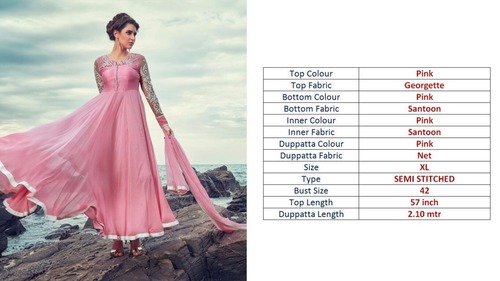 Stylish Pink Gown Dresses