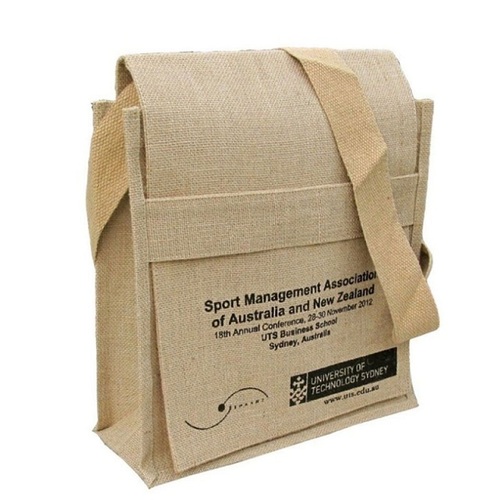 Conference Kit Bag - Jute Material Brown Color | Customizable Design Eco-Friendly Use Ideal for Shopping & Promotional Events