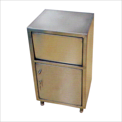 SS Hospital Bedside Locker
