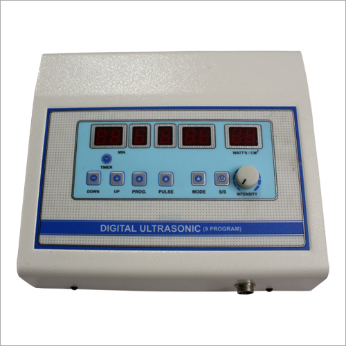 Digital Ultrasonic Therapy Color Code: White And Blue