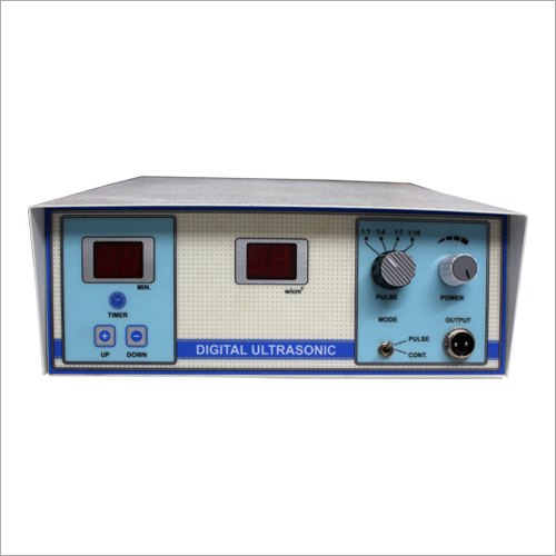 Digital Ultrasonic Machine Color Code: White And Blue