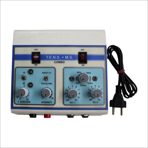 Tens Ms Combo Ultrasonic Machine Color Code: White And Blue