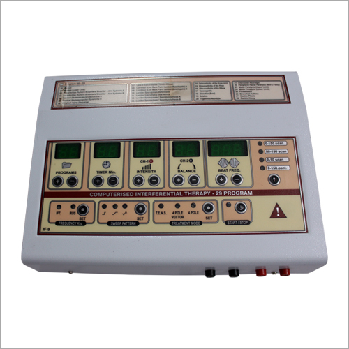 Interferential Therapy Unit Color Code: White And Cream