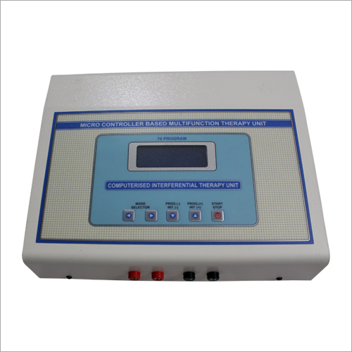 Computerized Interferential Therapy Unit Color Code: White And Blue