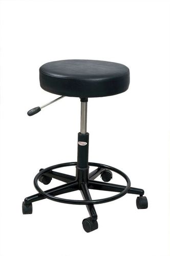 Cushioned Top Adjustable Revolving Stool
