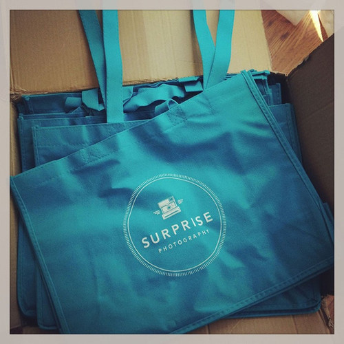 Non Woven Album Bag - Non Woven Material, Blue Color | Ecofriendly, Customized Design for Promotional and Shopping Use