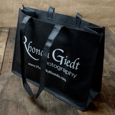 Photo Album Carry Bags - Non Woven Black | Ecofriendly Handcrafted Good for Shopping and Promotional Use