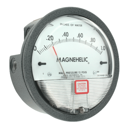 Dwyer USA Magnehelic Gauges 0 To 0.050 Inch WC