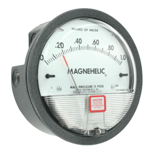 Dwyer USA Magnehelic Gauges 0 To 0.050 Inch WC