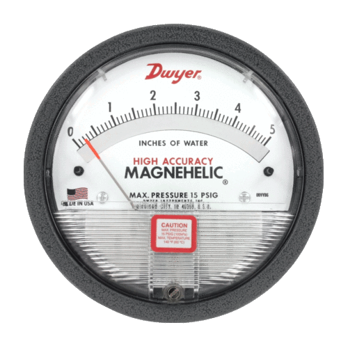 Dwyer USA Magnehelic Gauges 0 To 0.025 Inch WC