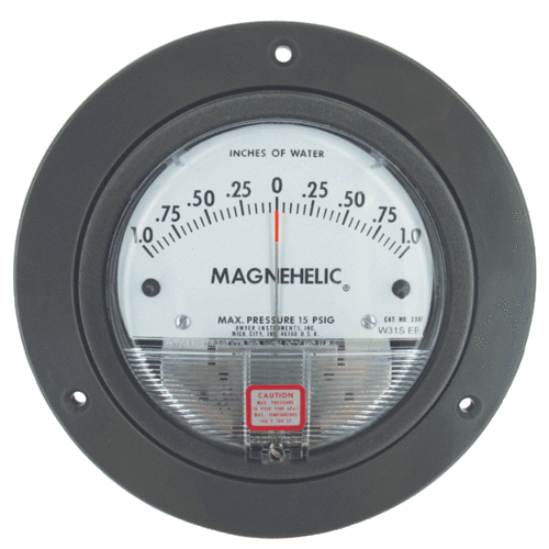 Dwyer USA Magnehelic Gauges 0 To 4.0 Inch WC