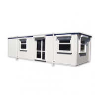 Fully Portable Cabin - Steel Structure, 8mm Wall Thickness, White Color | Pvc Windows & Doors, Easily Assembled For House And Office Use