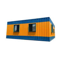 Industrial Portable Cabin - Steel Material, 20ft X 8ft X 8ft Dimensions, Yellow Color | Eco-friendly, Easy Installation, Durable Alloy Aluminum Features