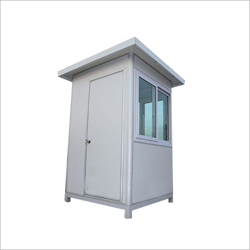 White Mobile Portable Security Cabin