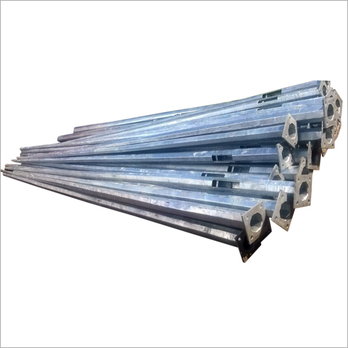 GI Octagonal Pole - Metal Alloy, Up to 40 Meters | Corrosion Resistant, Rugged Design, Durable Material, Easy Installation, High Tensile Strength