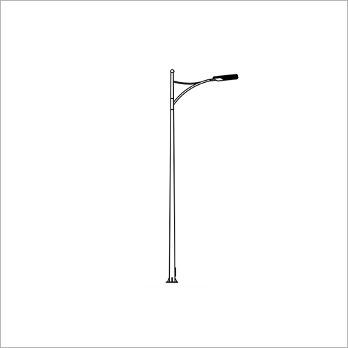 Single Arm Street Light Pole