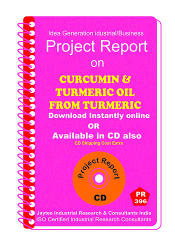 Curcumin and Turmeric Oil from Turmeric manufacturing eBook
