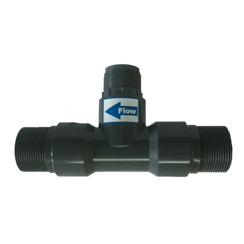 Threaded T Fitting in PP for Insertion Paddle Wheel Flow Sensor