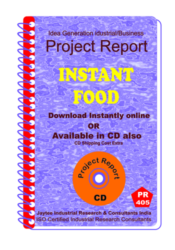 Instant Food manufacturing Project Report eBook
