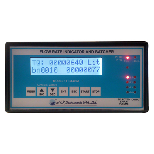 Digital Flow Totalizer with 4 point Batcher