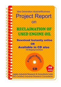 Reclamation Of Used Engine Oil Manufacturing Project Reportebook