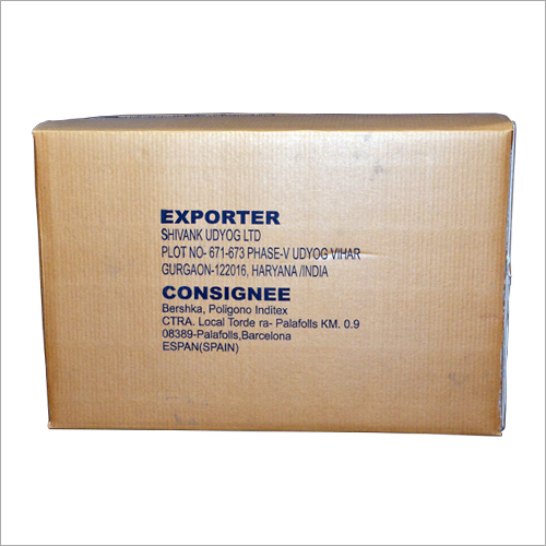 Export Packaging Corrugated Box