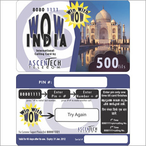 Prepaid Scratch Cards