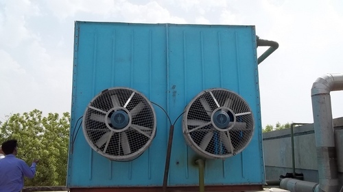 Induced Draft Cooling Tower - FRP Material, 8x2400x1800 ft Dimension | High Efficiency, 1800-2400 MPH Air Flow, Low Power Consumption, 2 HP Motor