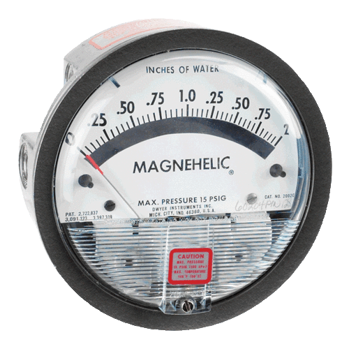 Dwyer USA Magnehelic Gauges 0 To 15 Inch WC