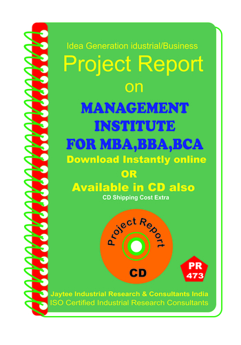 Management Institute for MBA BBABCA Establishment eBook