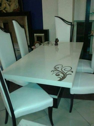 Dinning Set Italian Marble Top