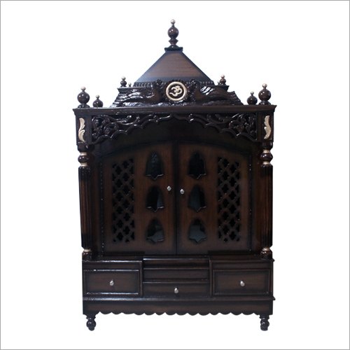 Carved Designer Wooden Temple