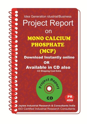 Mono Calcium Phosphate (MCP) manufacturing Project Report ebook