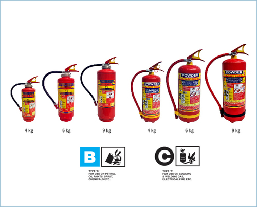 BC Powder Type Fire Extinguisher