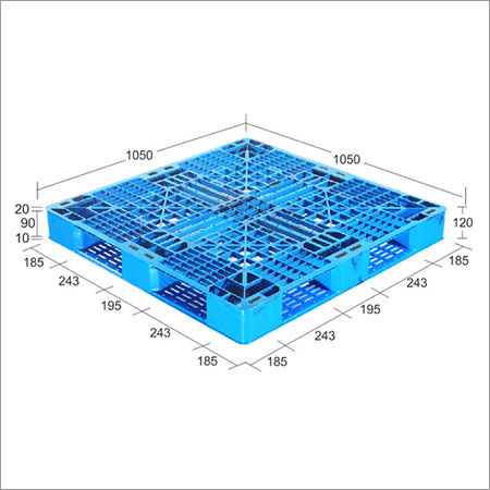 Blue Injection Molding Pallet