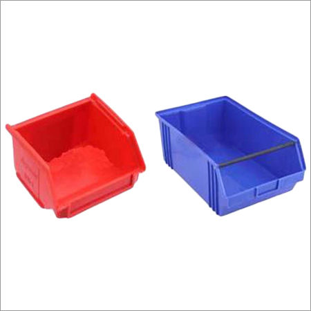 Blue And Red Bins Fabrication Crates